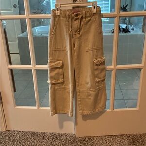 Kids Tan Cargo Pants